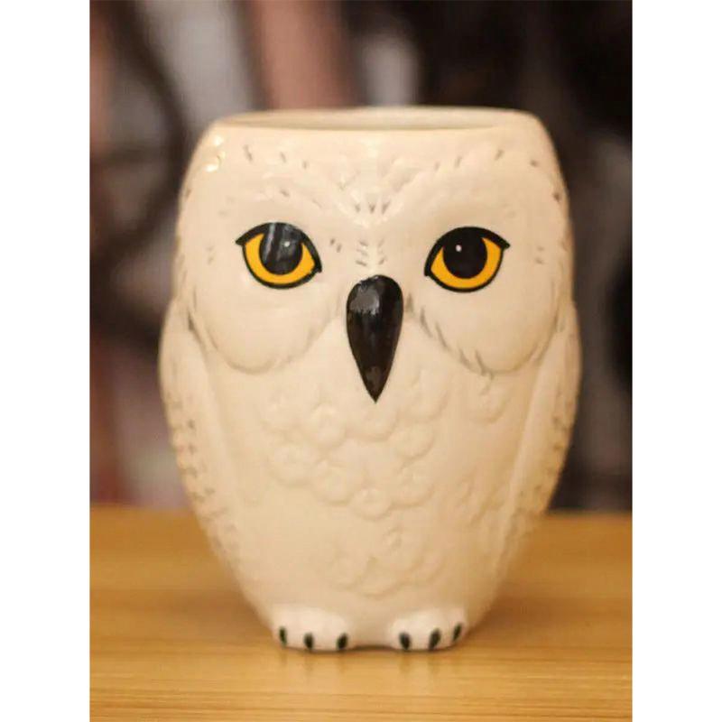 1PC Harry Potter Hedwig Ceramic Mug Officially Licensed Magical Owl Coffee Tea Water Office Cup