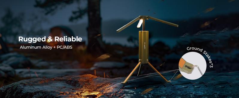 BougeRV 15600mAh Camping Light, Rechargeable Camping lights with Stretchable Tripod, Outdoor Portable Emergency Light Gear for Camping, Hiking, Work, Power Outages BougeRV 15600mAh Camping Light, Rechargeable Camping lights with Stretchable Tripod, Outdoor Portable Emergency Light Gear for Camping, Hiking, Work, Power Outages