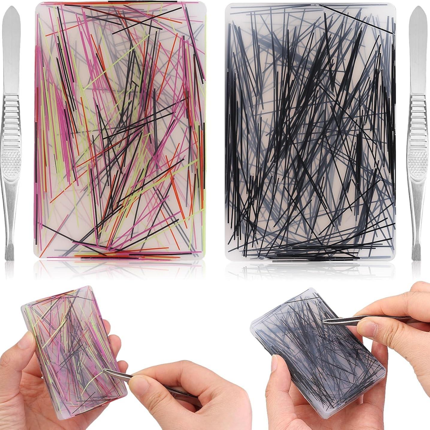 Picky Pad, Skin Picking Fidget Toys, Portable Pimple Popping Pad for Trichotillomania, Sensory Hair Pulling Fidget Toy for Stress Relief, Fidget Gadget, Stress Relief Fidgeting