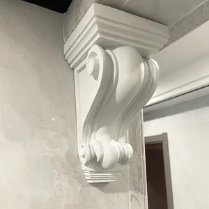 PU Beam Support Column Decorative Wall Corner Decoration, Polyurethane Foam Wall Edge Trim, Living Room Building Material, Wall Panel Molding