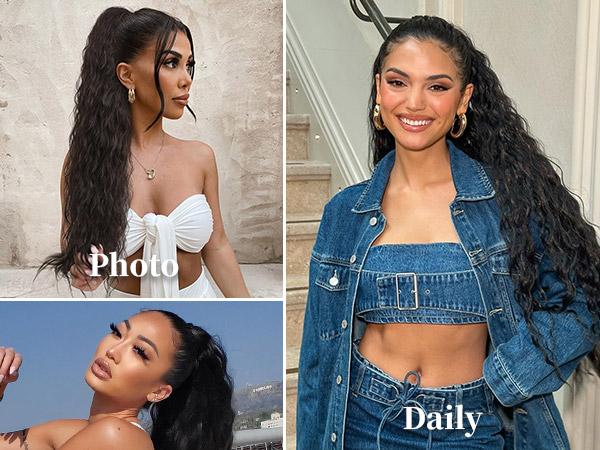 [kookastyle] Ponytail Extension Claw 30" Curly Pony Tail Clip in Claw Hair Extensions Fluffy Natural Looking Synthetic Hairpiece for Women