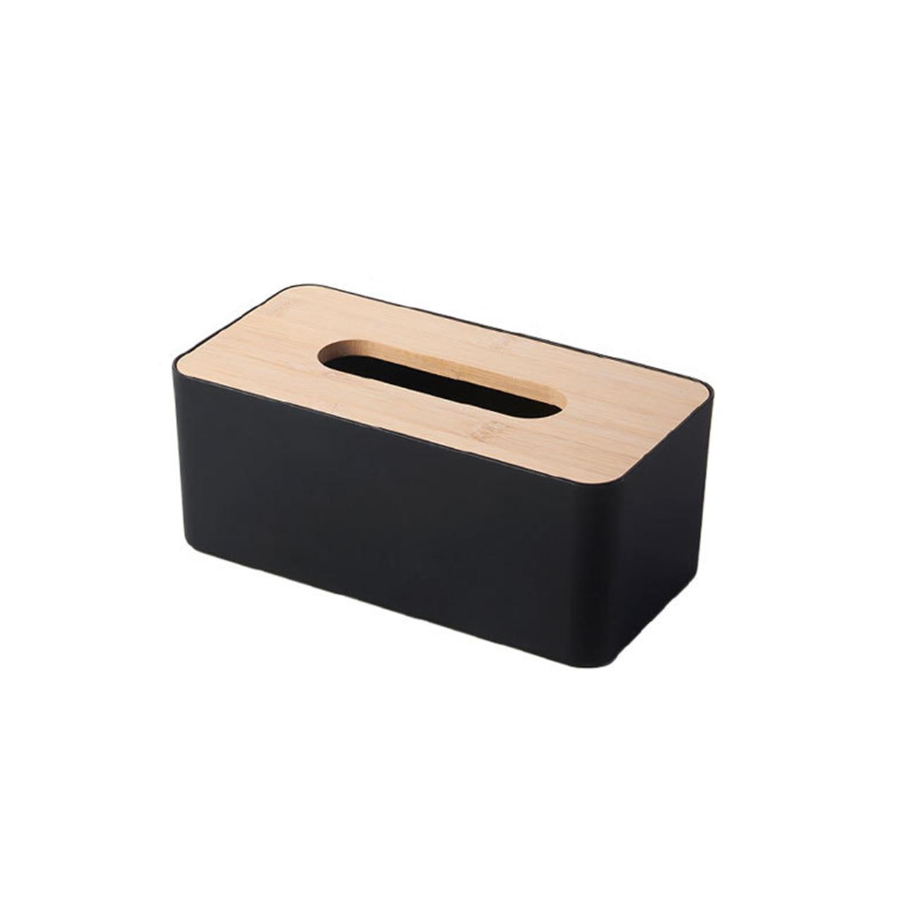Rectangular covered tissue paper boxes, bamboo-covered tissue paper boxes, square bathroom decorative tissue paper boxes, napkin paper boxes, tissue paper boxes for home, car, home, office and bathroom use, Tissue Holder, Tissue Dispenser