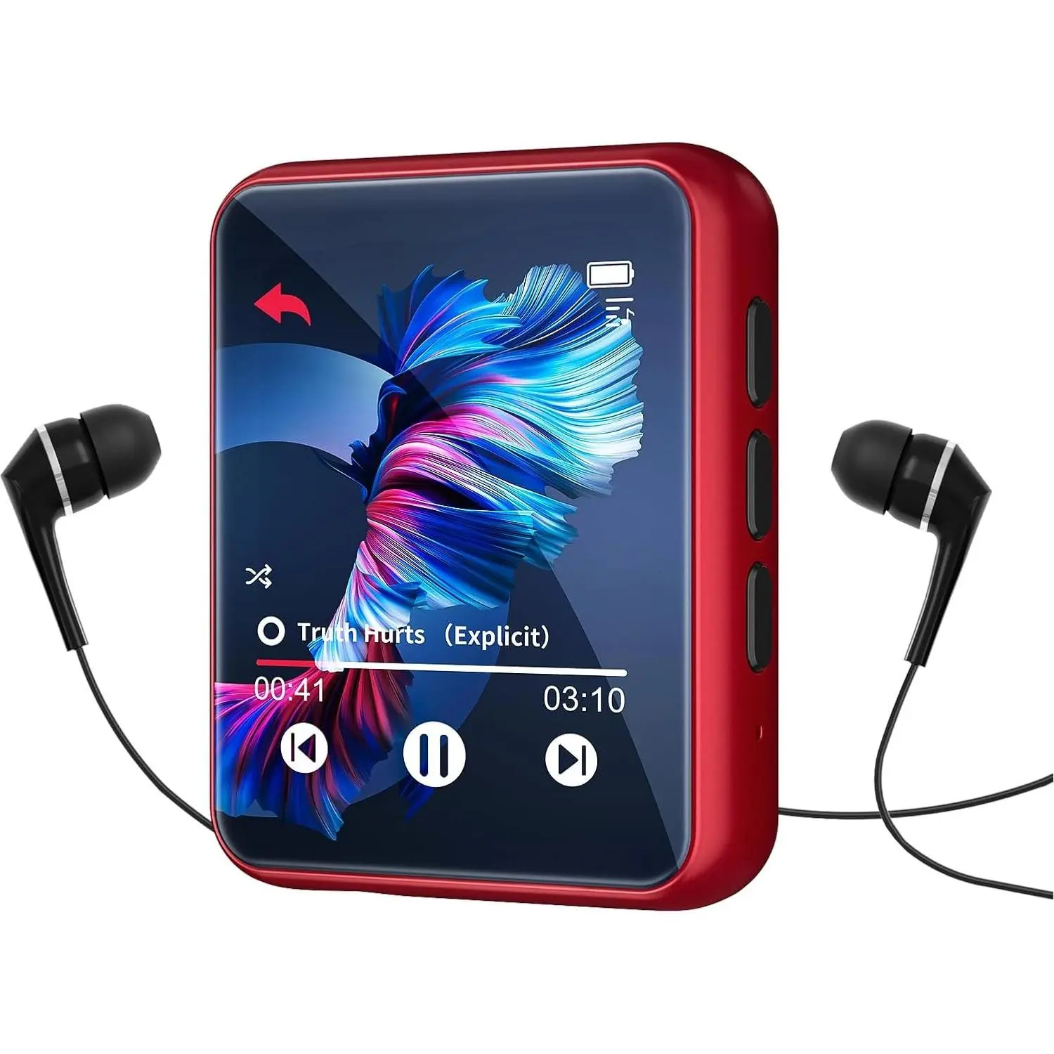 M5 32GB Mini Mp3 Player, 1.8 Inch Touchscreen Bluetooth-compatible Music Player, Speaker/fm Radio/recorder/e-Book, Supports 128GB TF Card Expansion