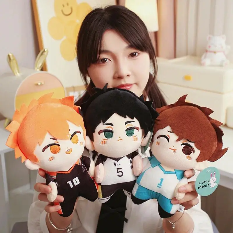 26cm Cute Cartoon Haikyuu Soft Plush Toy - Kuroo Tetsurou, Oikawa Tooru, Kei Tsukishima, Tobio Kageyama Volleyball Stuffed Doll Gifts for Volleyball Fans, Haikyuu Cast
