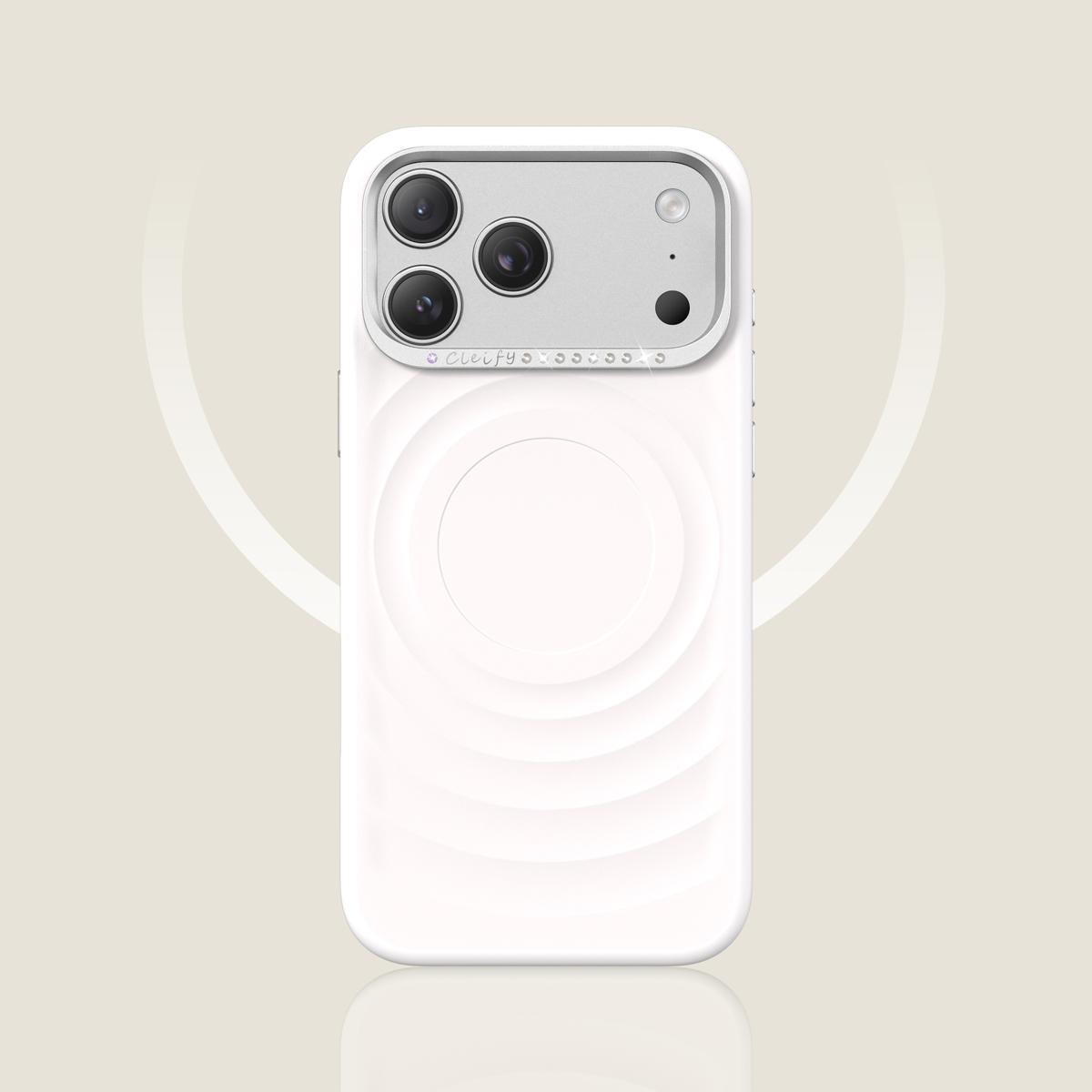 Premium Solid Color Diamond Ripple Liquid Case Cover for iPhone 17 Pro Max, Star, Anti-Drop Phone Protector, Couple Matching Design