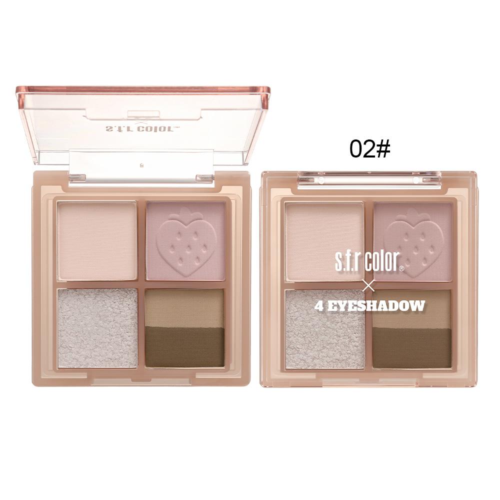 Four-Color Eyeshadow Palette for Daily Makeup, Commute Look, Wedding Makeup, High Pigmentation, Smooth Finish, Perfect for All Occasions