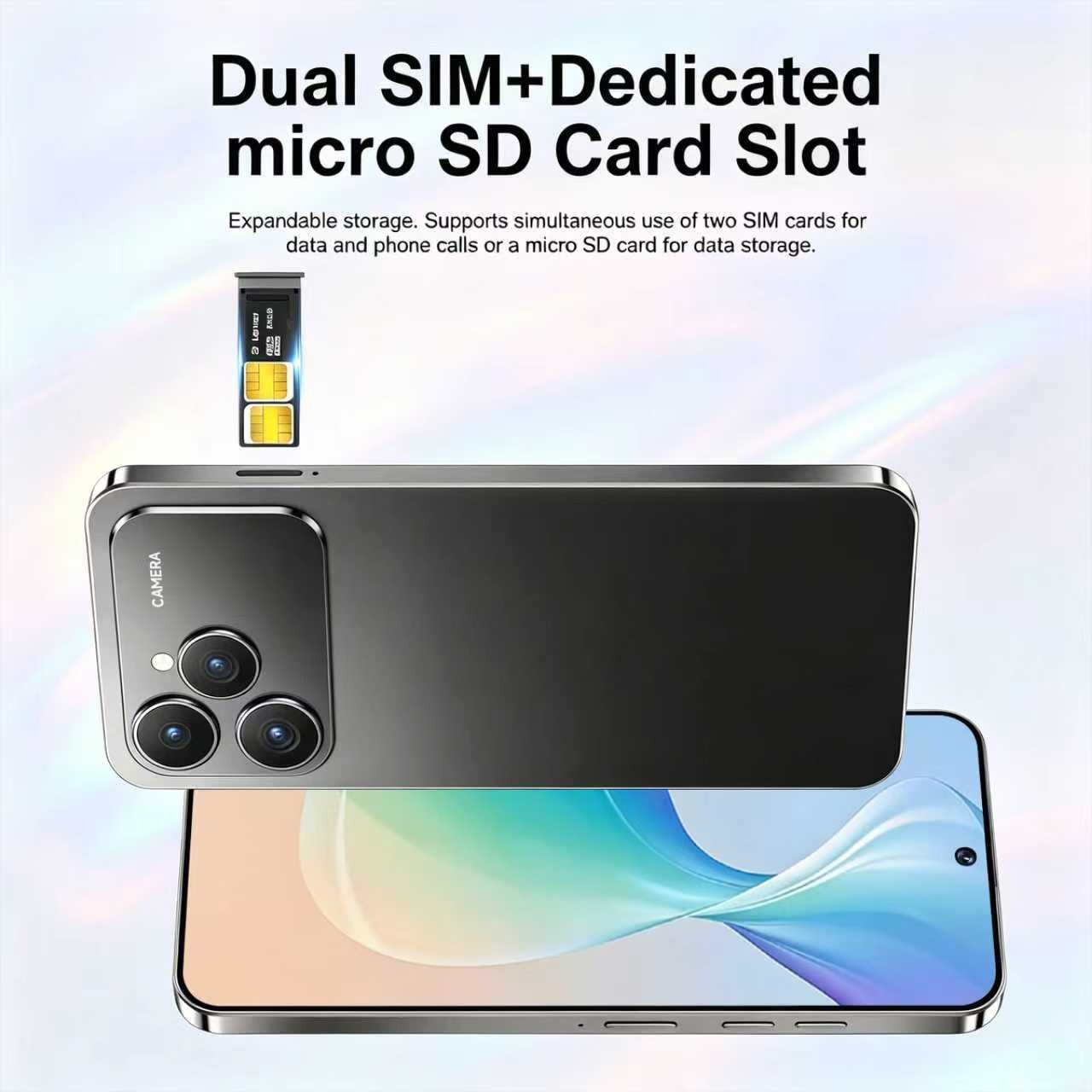 A17 Large Screen Smartphone, 6.56-Inch Display, 4G Network, 4+64GB Memory, Dual SIM, Octa-Core Processor, 5+13MP Camera, 3000mAh Battery, Android 10.0