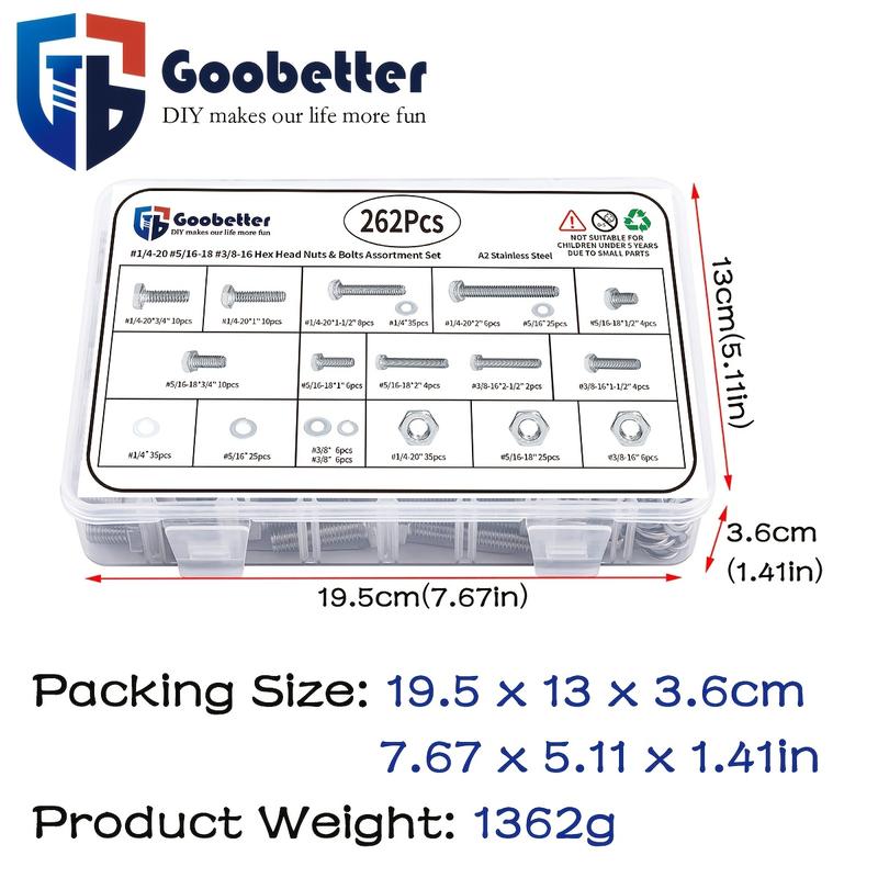 549pcs Metric Fange HexBolts, Nuts &Washers Assortment Kit,M6 M8 M10 Sizes, Class 8.8 AlloySteel, ZincPlated, for DlY, HlectronicsHousehold Appliances &CommunicationEquipment