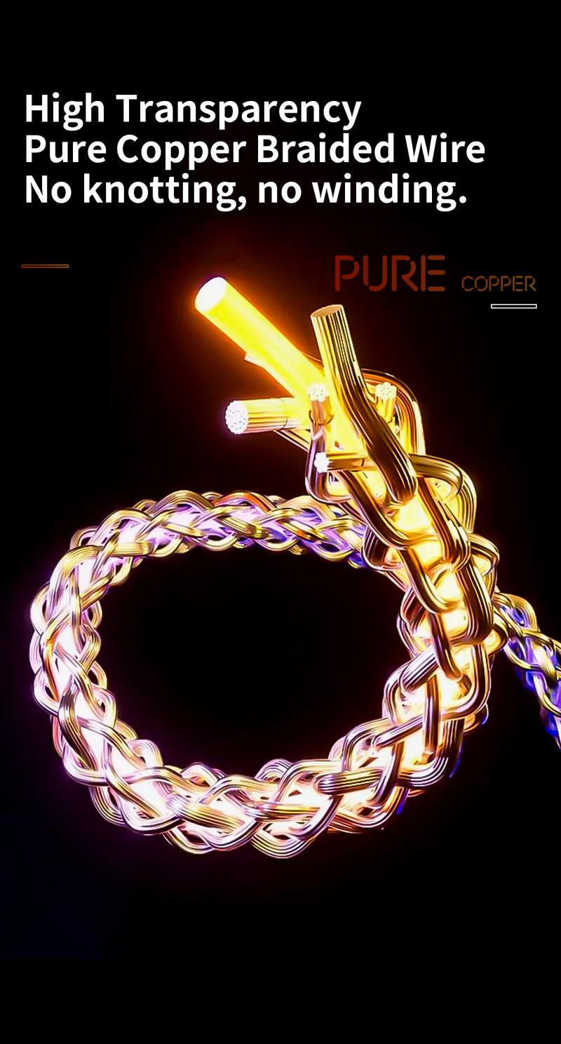 [Buy 1 get 1 free]Four-in-One 100W Colorful lights Data Cable,Supports fast charging and data transmission,Free switching four interfaces,Type-C to Type-C,USB-A to micro/type-C/lightning, type C to lighting