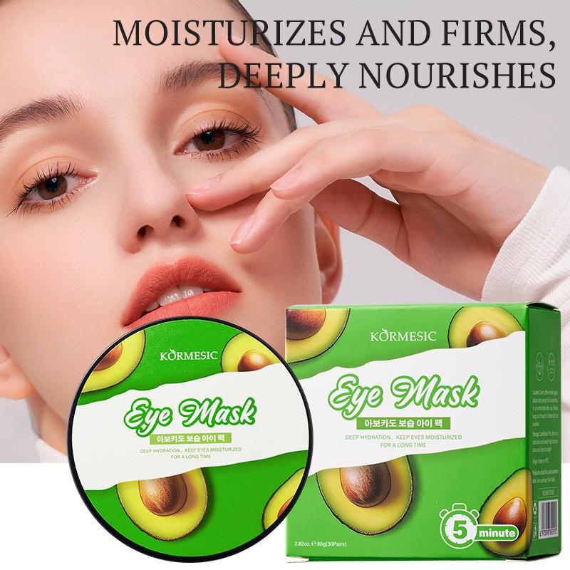 Avocado Eye Mask, Hydrating and Firming, Deep Nourishment, Youthful Look, Essential for Late Nights, Single Item Balm
