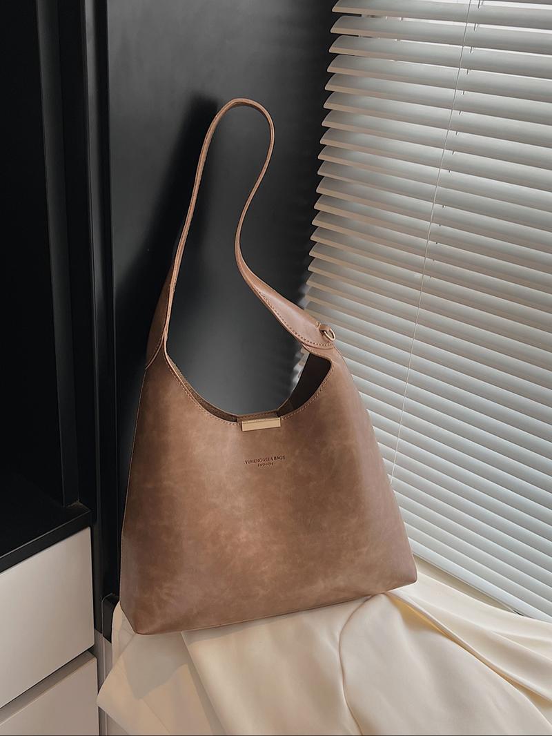 25 fall&winter Women's Satchel Handbag, Elegant Plain Design, Perfect for Daily Use & Special Occasions, Fall/winter Fashion Accessory, Elegant Bags