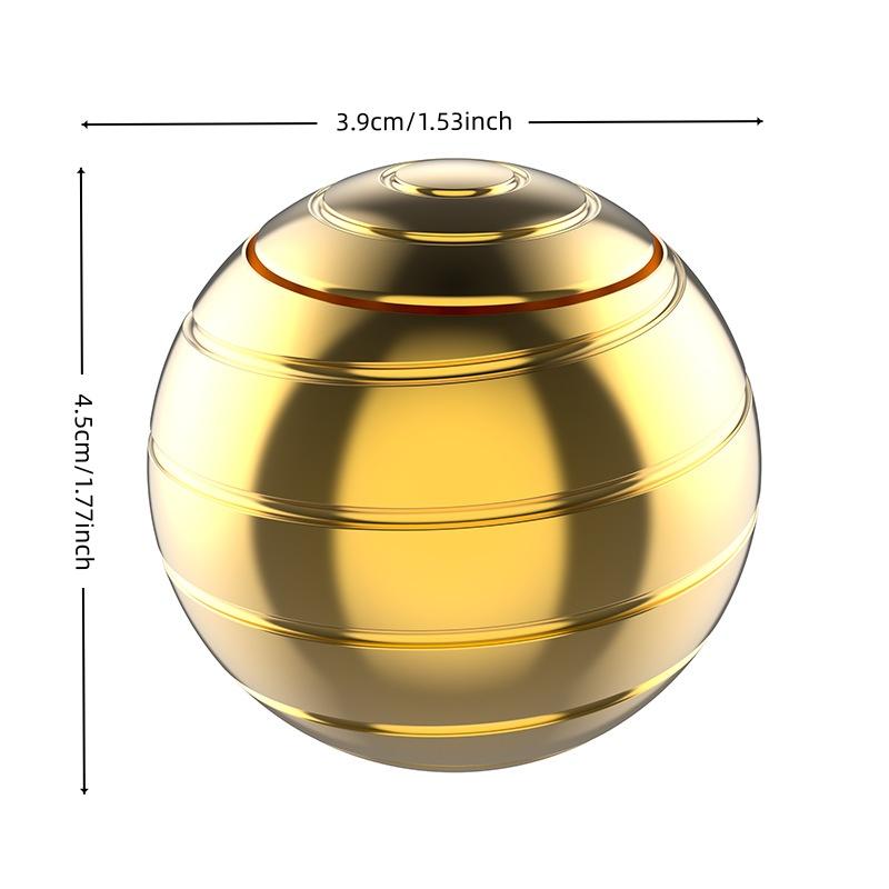 Unfinished Certification Fidget Spinner, Desktop Rotation Stress Relief Toy, Metal Colorful Glow Pressure Release Tool, Single Piece