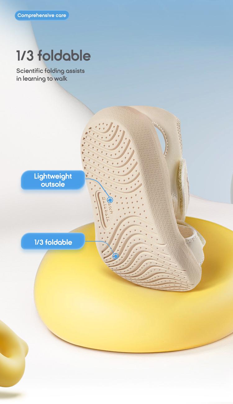 Balabala children's shoes children's  sandals for boysand baby soft-soled summer girls' Toe Protection non-slip barefoot wide toe  shoes