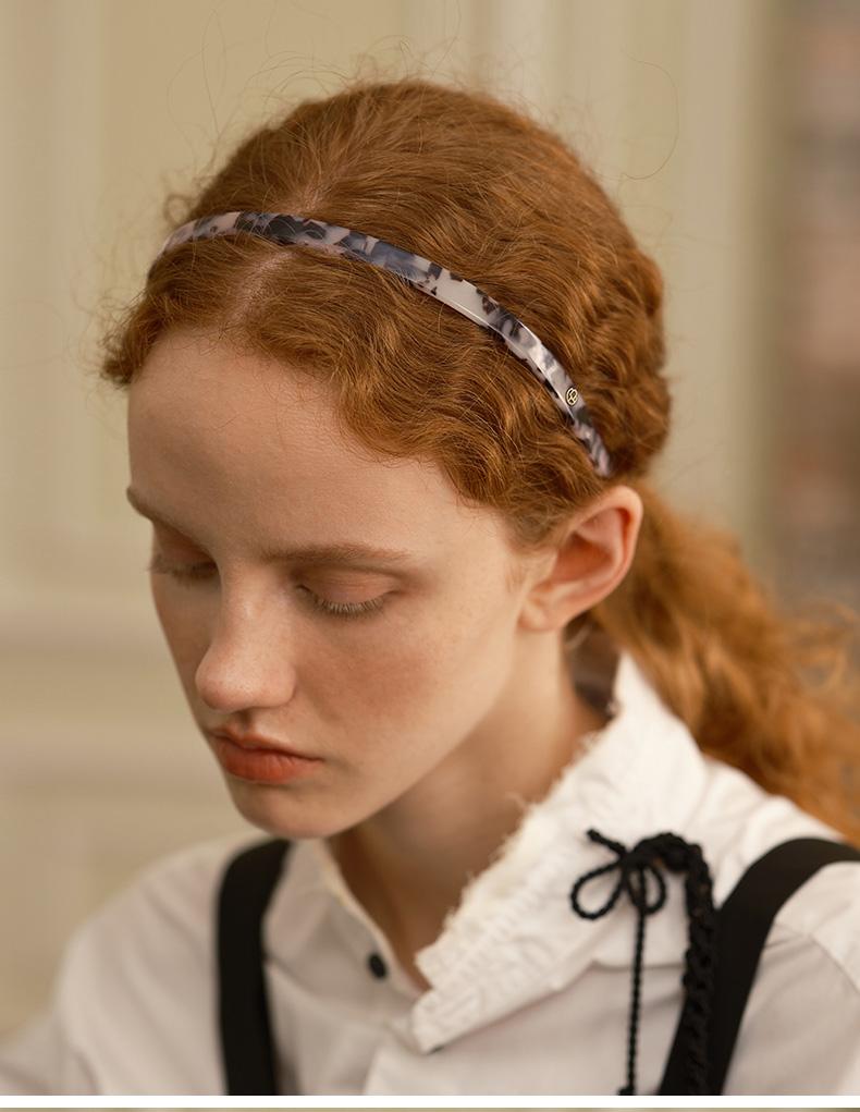 EVITA PERONI Hairband Designed for Eyewear, No Pressure Non-slip Glasses Headband for Women, Vintage Minimalism Hair Accessory