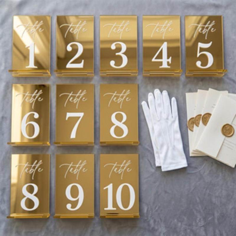 Acrylic Seat Card Set, 10x15cm Elegant Wedding Seating Cards, Party Birthday Festival Table Signage, Romantic Event Decorations
