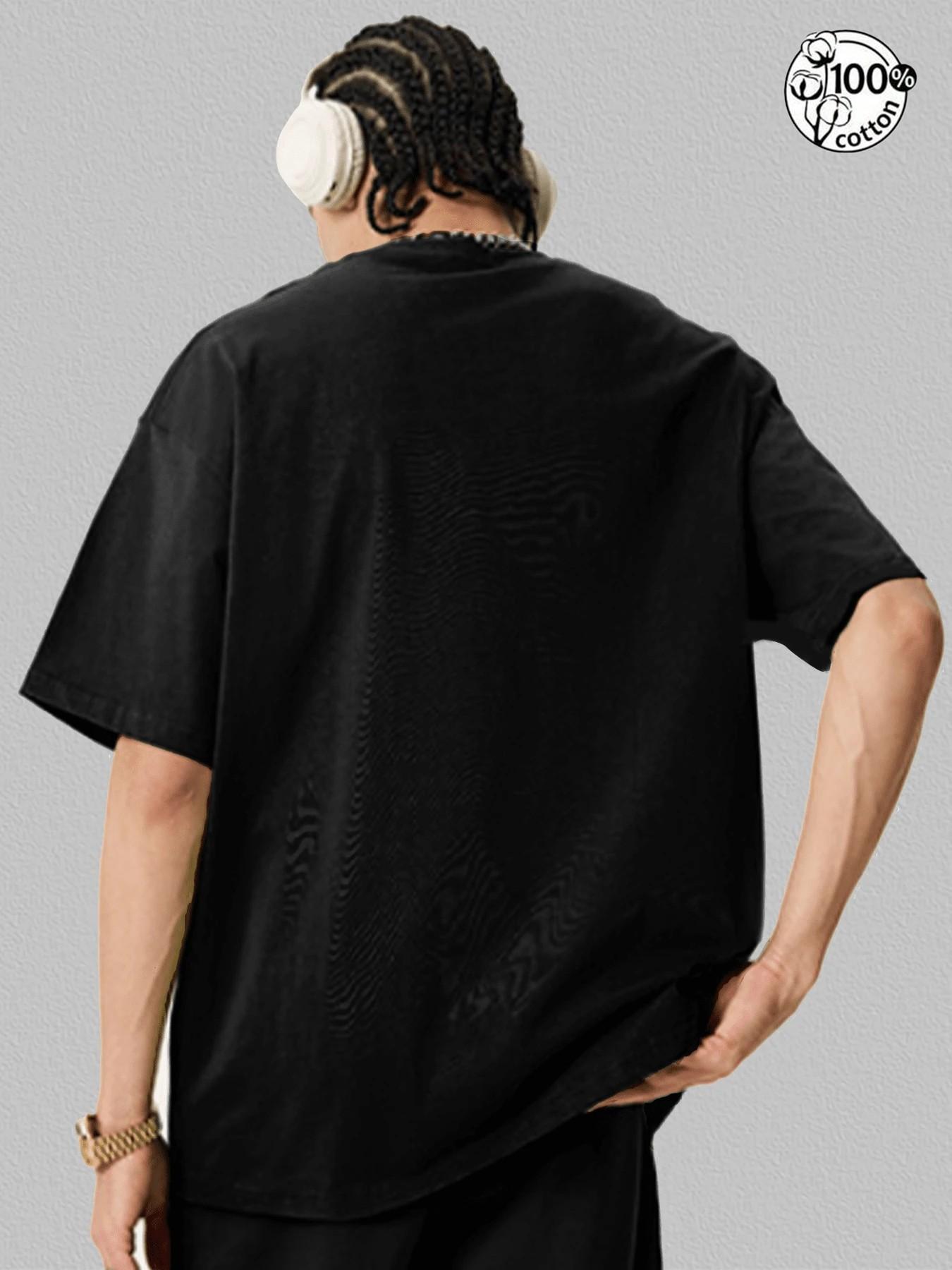 Unisex 100% Cotton Vintage Virgin Mary Religious Graphic Oversized T-Shirt | Y2K Gothic Dark Aesthetic High Street American Retro Streetwear Top