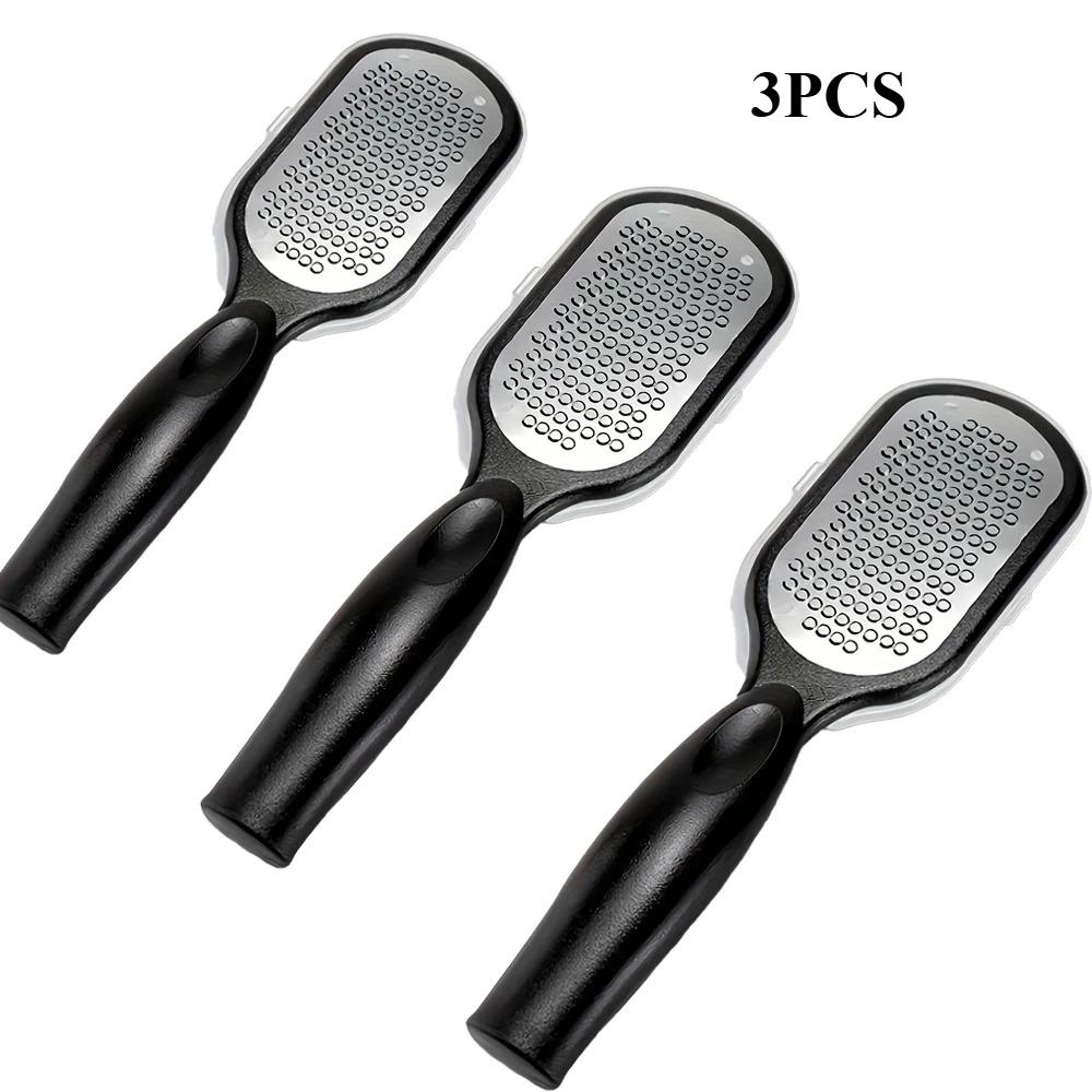 Professional Stainless Steel Foot Care Tools, Dry Cracked Callus Remover, Metal Heel Scraper, 1/2/3 Pieces, Skin Care Essentials
