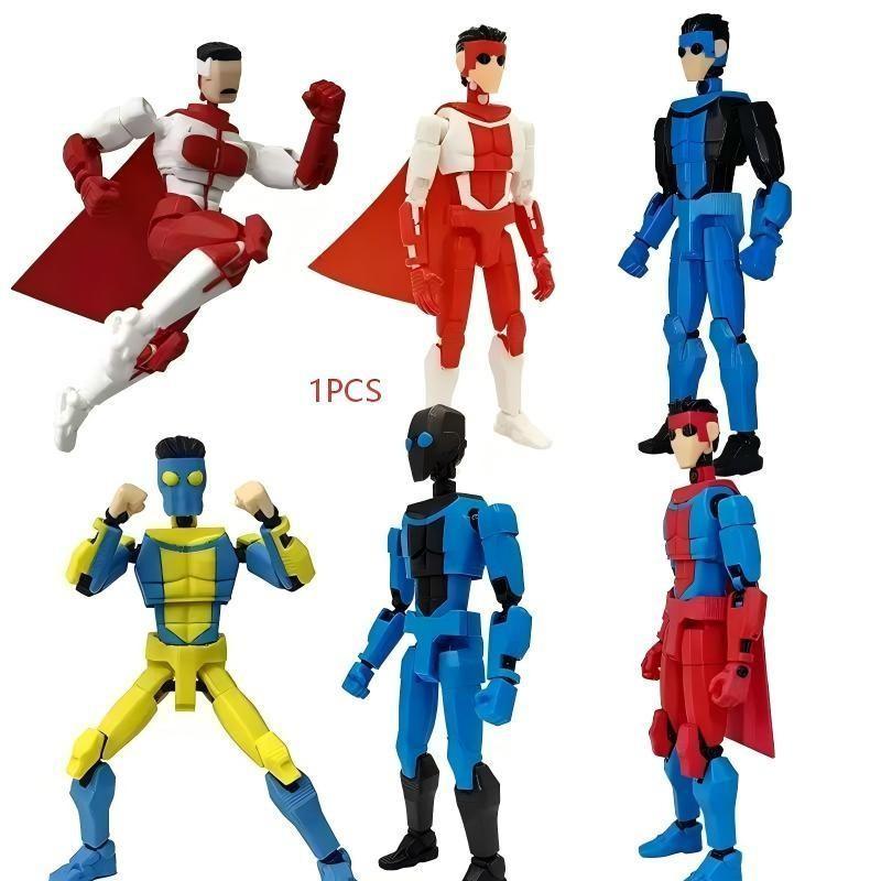 3D Printed Mark Universe Jointed Model Kit, Cartoon Figure Toy, Multi-Joint Transformable Building Blocks, Action Figure Model, Decorative Doll, Gift