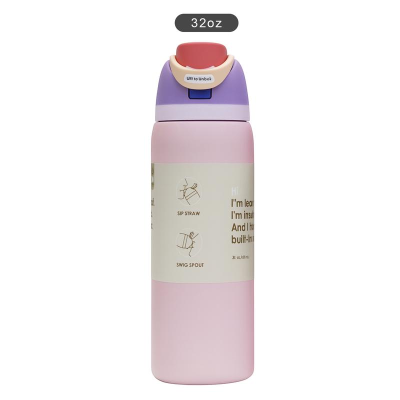 Stainless Steel Vacuum, 32 oz/24 oz/19 oz Insulated Thermal Cup in 8 Colors, Leak-Proof Non-Slip Travel Mug, Leakproof Tumbler for Home, Kitchen or Office, Also for Wedding Decorations, Party Favors and Room Decor