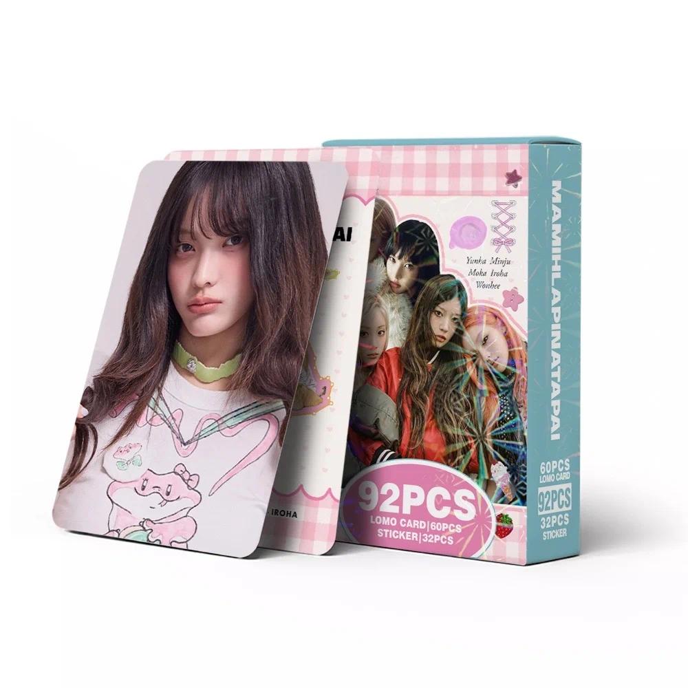 92PCS Korean Hot Idol New Album "MAMIHLAPINATAPAI" HD Lomo Cards YUNAH MINJU MOKA WONHEE IROHA High Quality Small Cards