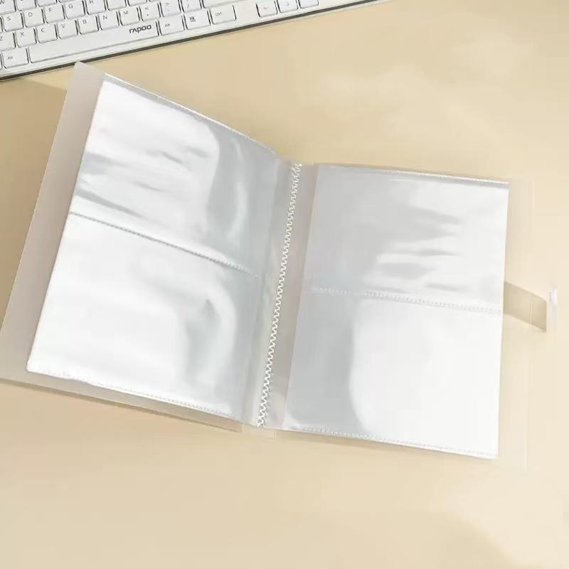 Nail Sticker Storage Book, 1 Count 80/120/160 Slot Nail Art Sticker Collection Book, Nail Tool Organizer Display Notebook