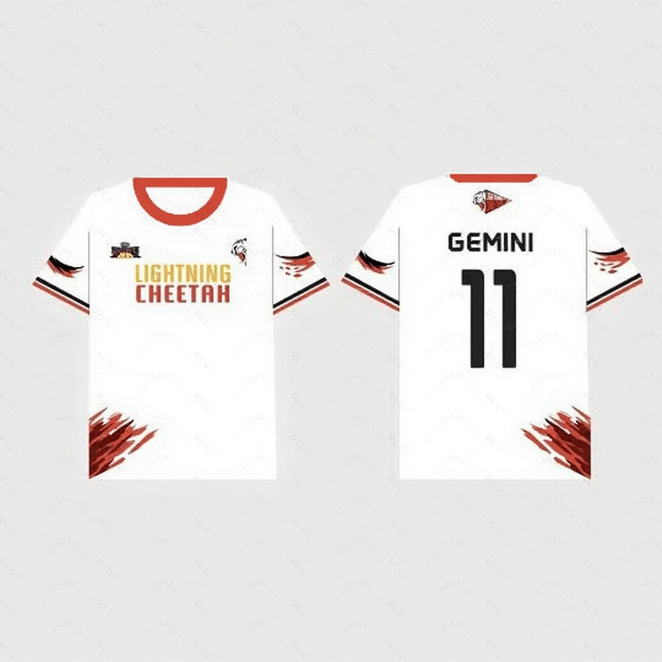 2026 Summer Round Neck Casual Thailand Men and Women Gmm Tv Sports Meeting Jerseys 3d Printed Short-Sleeved Red Team Beach Wear