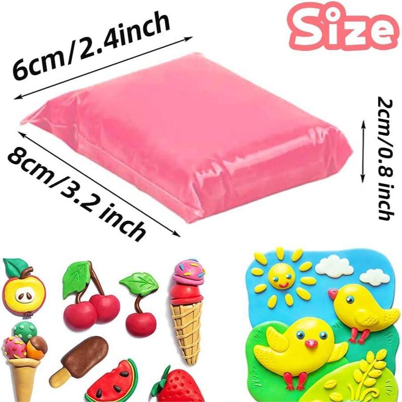 50 Color Air Drying Clay Set, ultra light clay belt carving tool - perfect for DIY crafts and novelty toys fathersdaygifts Art Supplies