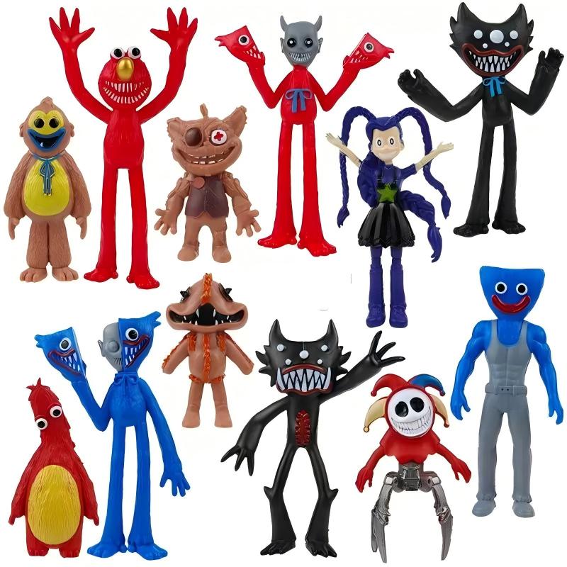 12-Piece Set Dynamic Time Series Collectible Figures, Cute Display Dolls, Perfect Gift for Fans, Unique Decorative Items
