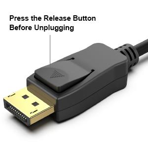 BENFEI 4K DisplayPort to HDMI Cable 1.8M, Uni-Directional DisplayPort to HDMI Cable Gold Plated Accessories Digital CONNECTOR