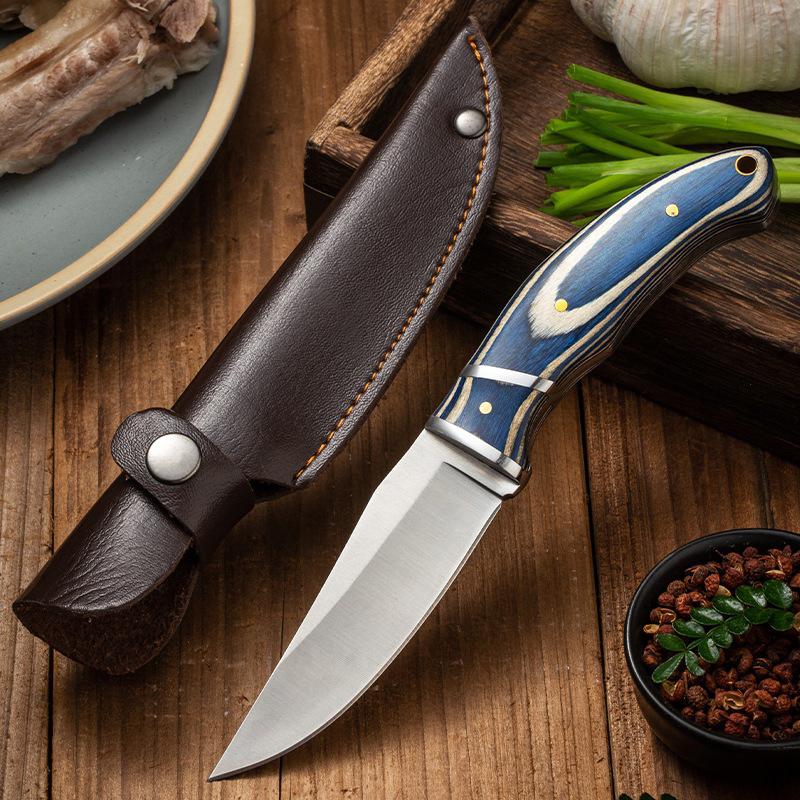 Handmade Hardwood Handle Knife - Your Outdoor SidekickYour Next Outdoor Adventure Deserves This Premium Knife