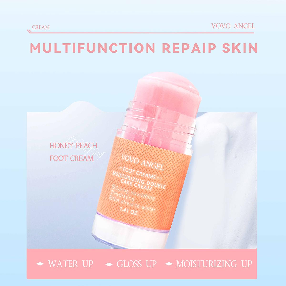 Two for one |  VOVO ANGEL Anti-Crack Foot Cream, Cracked Heel Repair Stick | Dead Skin Remover for Dry Feet, Intensive Hydration & Nourishing Treatment for Extreme Cracked Feet Hydrating Hand Balm Hydrating Lotion