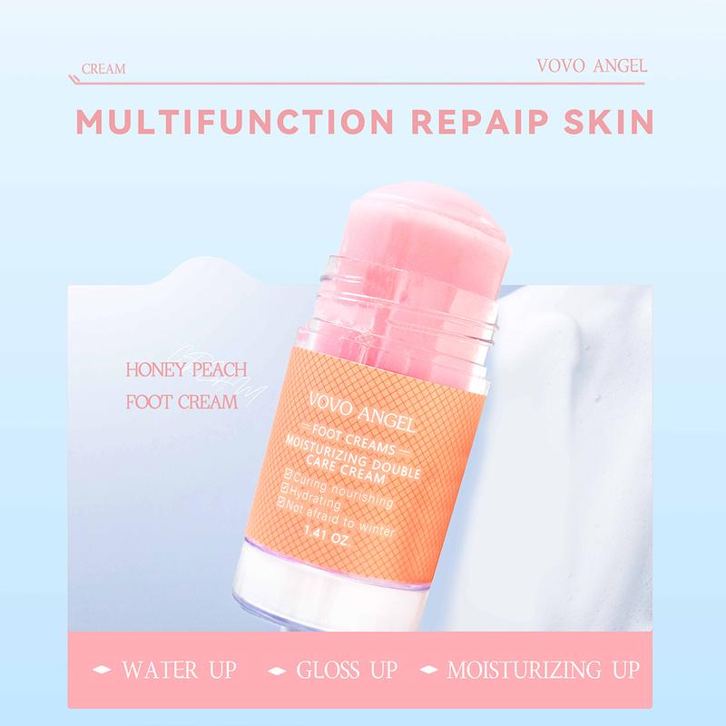 Two for one |  VOVO ANGEL Anti-Crack Foot Cream, Cracked Heel Repair Stick | Dead Skin Remover for Dry Feet, Intensive Hydration & Nourishing Treatment for Extreme Cracked Feet Hydrating Hand Balm Hydrating Lotion