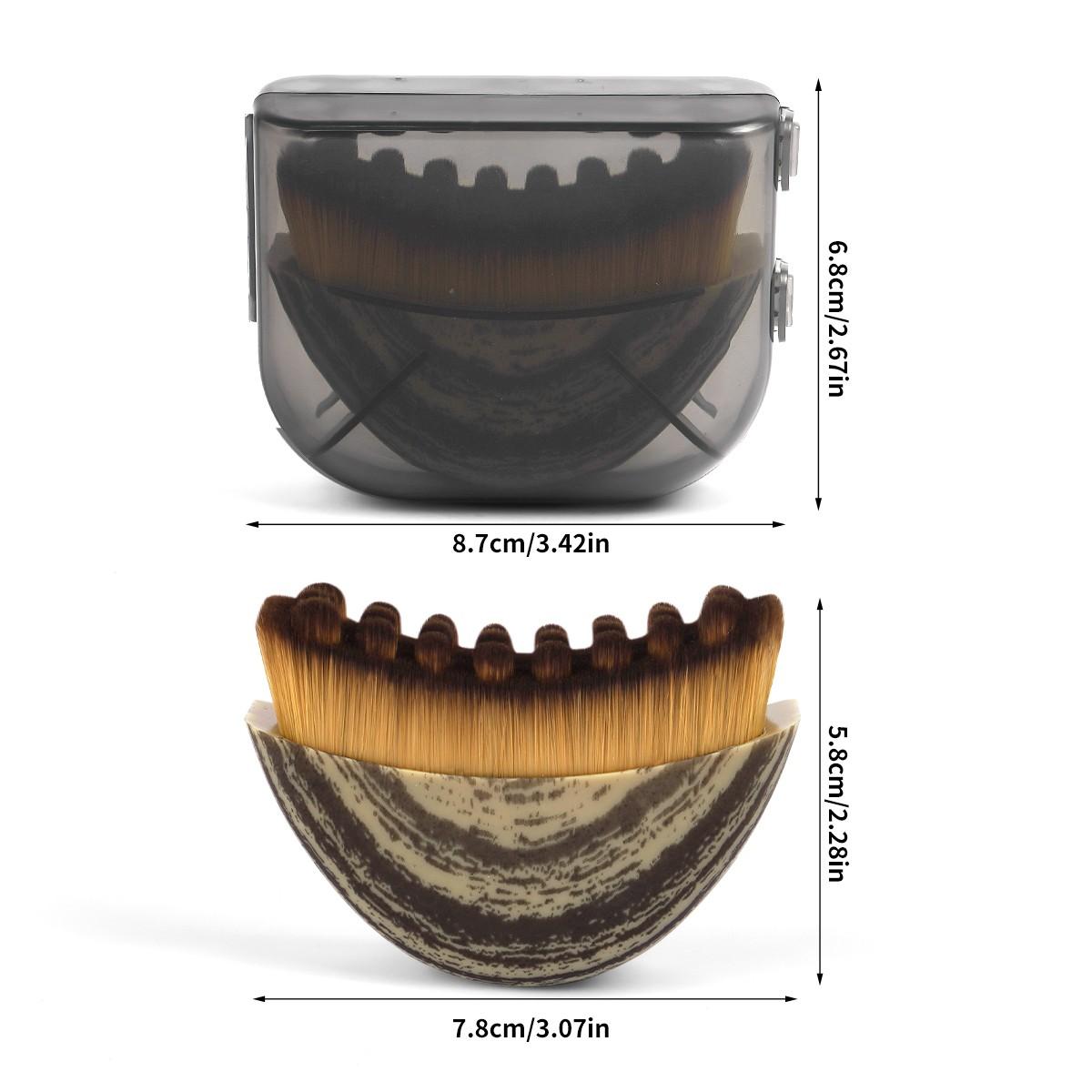 Maange Makeup Brush Set with Storage Box, Lymph Contouring Brushes, Essential Beauty Tools, Perfect for Daily Use