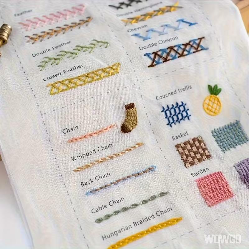 Beginner Sewing Book + 28 Sewing Tools, French Embroidery Book, 138 Techniques, Portable Mini Sewing Set, DIY Gift, Christmas & Mother's Day Present, Sewing Kit