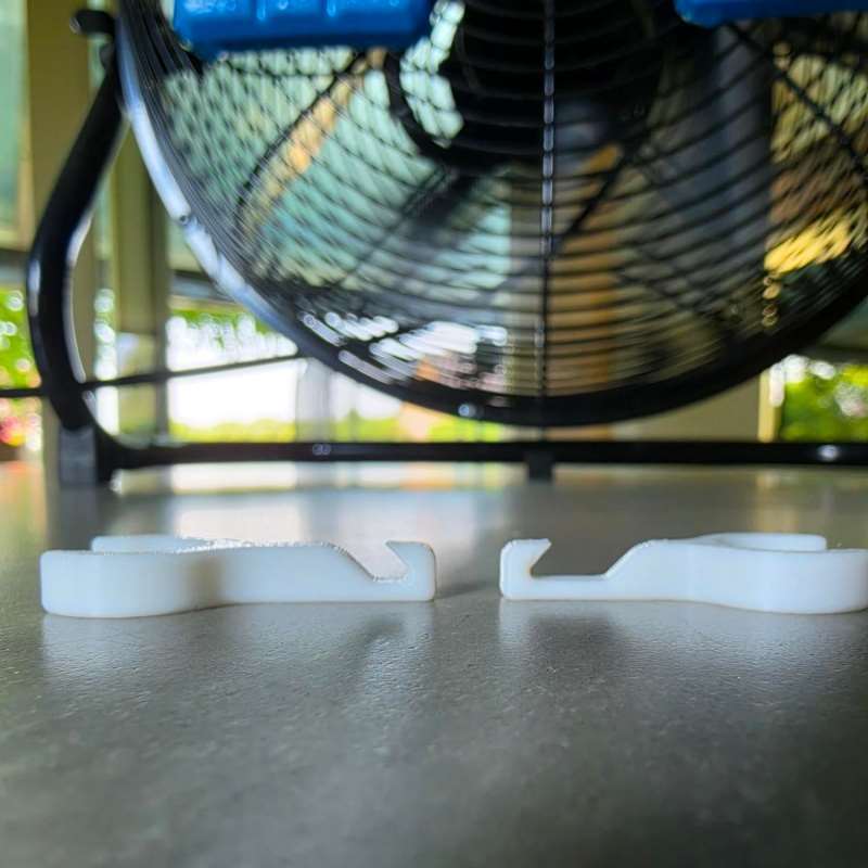 Ice Pack Holder Clip for Fan Mount Attachment Home Cooling Summer Heat Relief Air Flow Enhancer