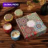 4-pack scented candle gift box set, Christmas scented candles, Christmas gifts, home decoration soy candles, women's gifts, portable relaxation candles, suitable for Mother's Day, birthdays, Valentine's Day, anniversary gifts #GLOBAL PICKS