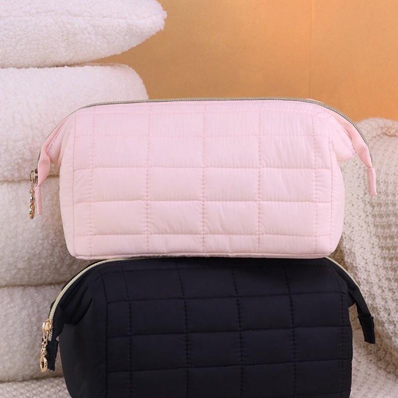 Portable Makeup Bag, Lightweight Polyester Cosmetic Organizer, Ideal for Home, Outings, Parties, Perfect Gift for Halloween, Christmas, Birthday