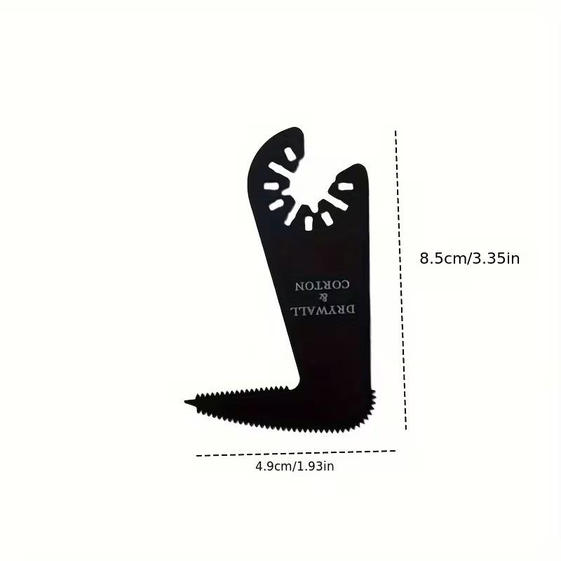 3 Piece Oscillating Multi-Tool Blades with Quick Release, Stainless Steel Teeth, Compatible with Most Cordless Drills and Oscillating Tools, Suitable for Drywall, Metal, Wood, and Construction Projects