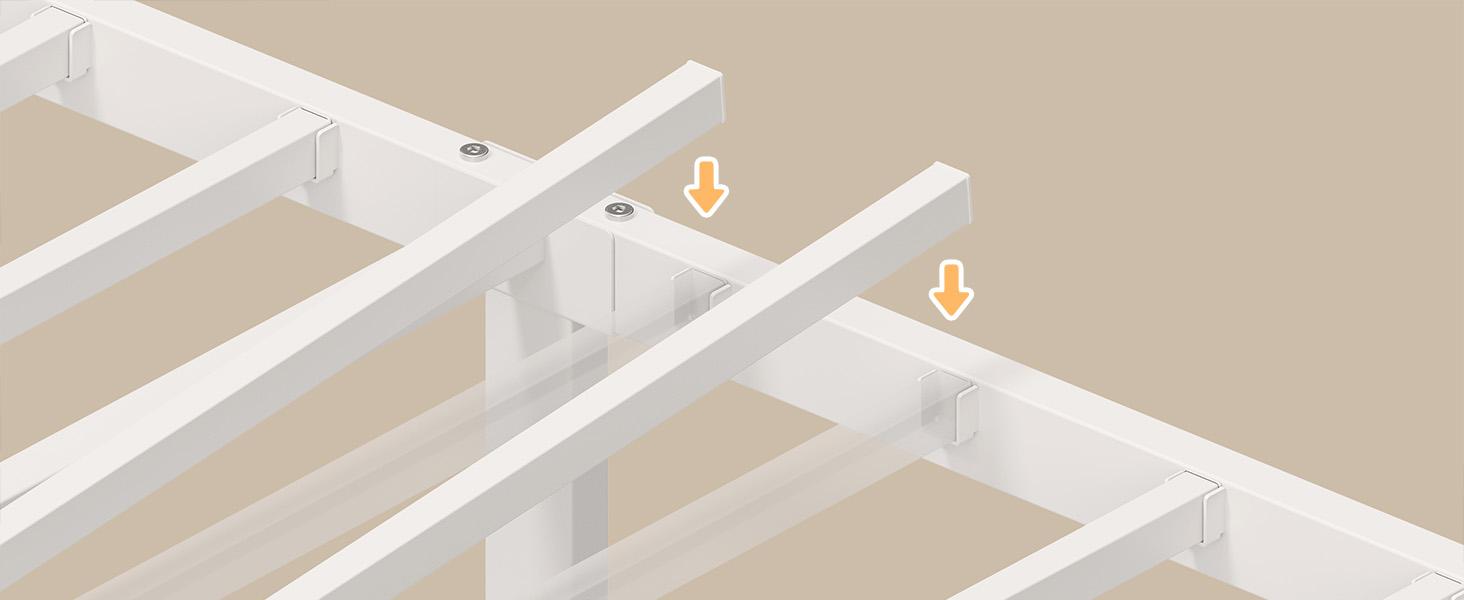 【SPOTLIGHT DAY】ONBRILL Bed Frame with Side Storage Shelf, Ergonomic Upholstered Headboard with Charging Station, King Platform Bed Frame, Metal Slats Support, No Box Spring Needed, Easy Assembly 【SPOTLIGHT DAY】ONBRILL Bed Frame with Side Storage Shelf, Ergonomic Upholstered Headboard with Charging Station, King Platform Bed Frame, Metal Slats Support, No Box Spring Needed, Easy Assembly