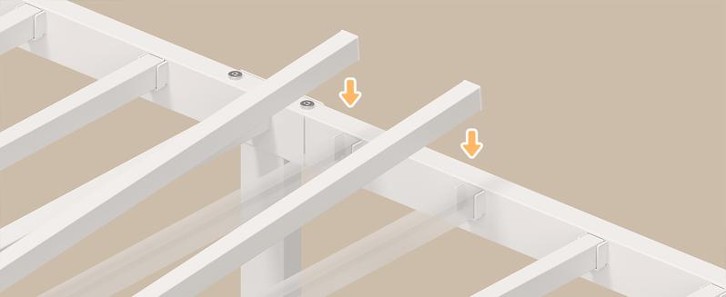 【Valentine's Day gift】ONBRILL Bed Frame with Side Storage Shelf, Ergonomic Upholstered Headboard with Charging Station, King Platform Bed Frame, Metal Slats Support, No Box Spring Needed, Easy Assembly