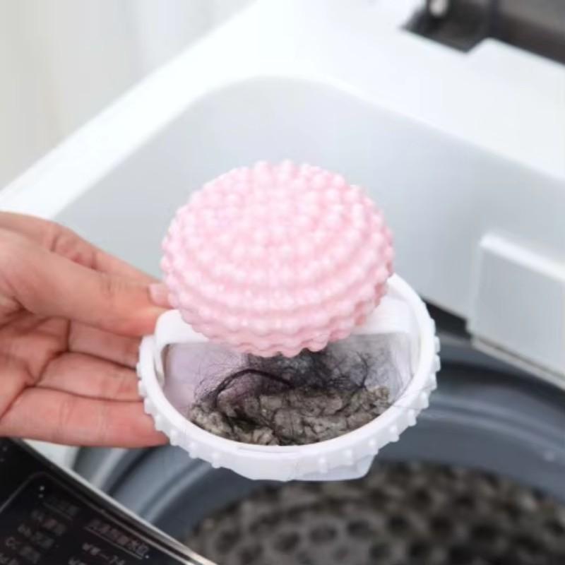 Washing Machine Filter Net, Laundry Guard Ball, Anti-Tangle Washing Bag, Hair Remover for Washer, Essential Laundry Tool