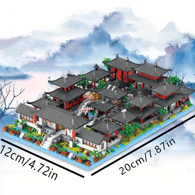 2600pcs Eiffel Tower Mini Building Blocks Set, High Difficulty Puzzle Toy, Perfect Gift for Halloween, Christmas, Birthday