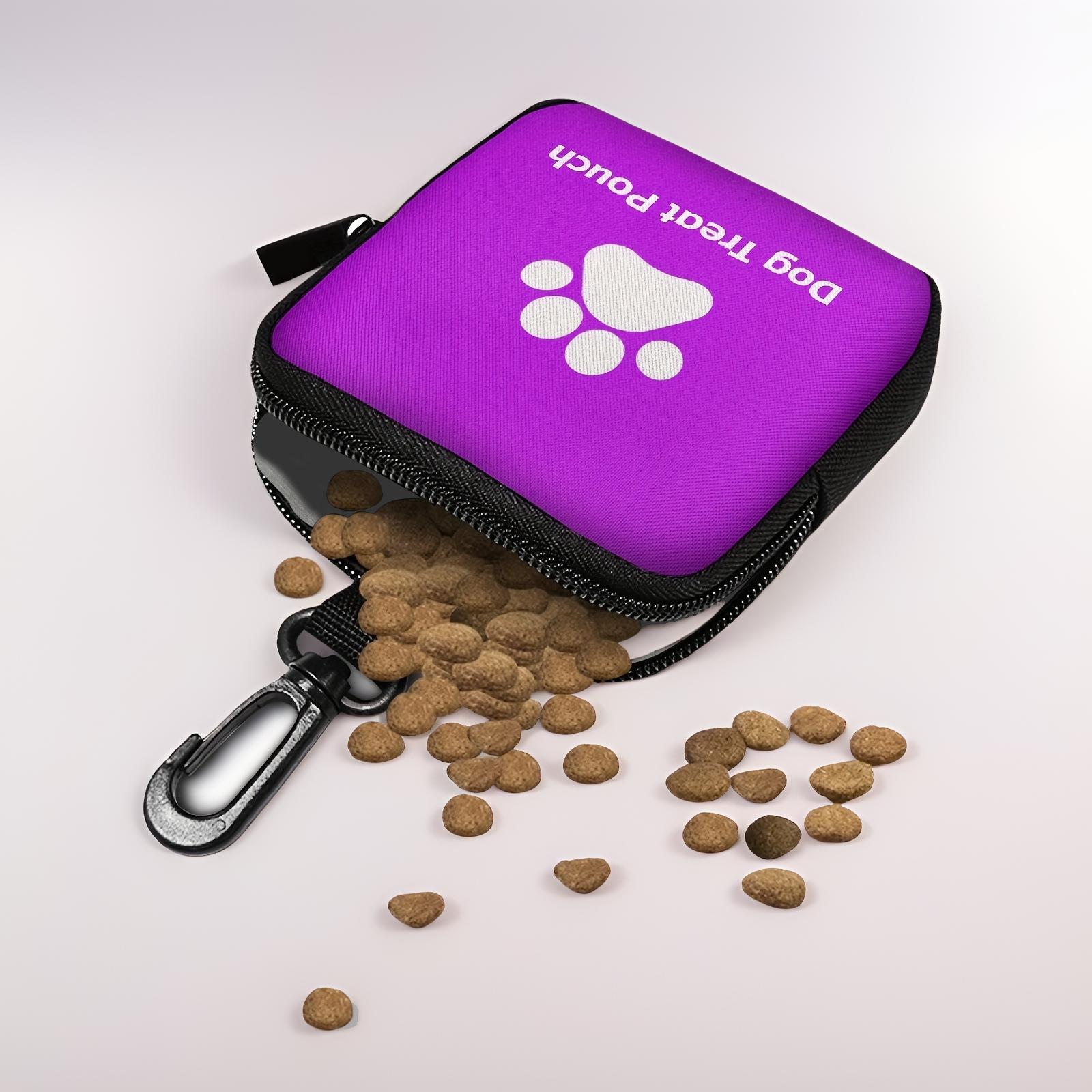 Pocket-sized dog food bag | One clip and go, clean and tidy! Ideal for daily training and as a reward bag for dogs
