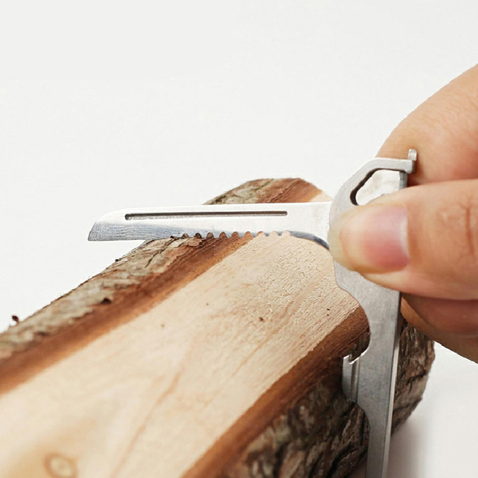 Outdoor Multi-Function Keychain Tool Set, Compact Portable Camping Emergency Kit with Screwdriver Bottle Opener, Essential Survival Gear, EDC Multi Tools, Lightweight Tools, Stainless Steel Tools