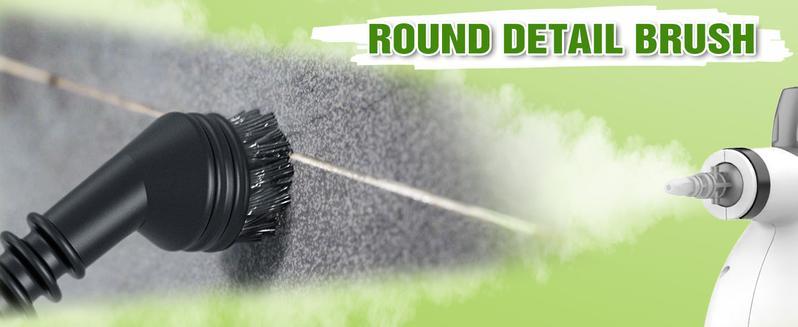 Pressurized Handheld Multi-Surface Natural Steam Cleaner with 12 pcs Replacement Parts , Multi-Purpose Steamer for Springtok , Home and Car Thanksgiving Early