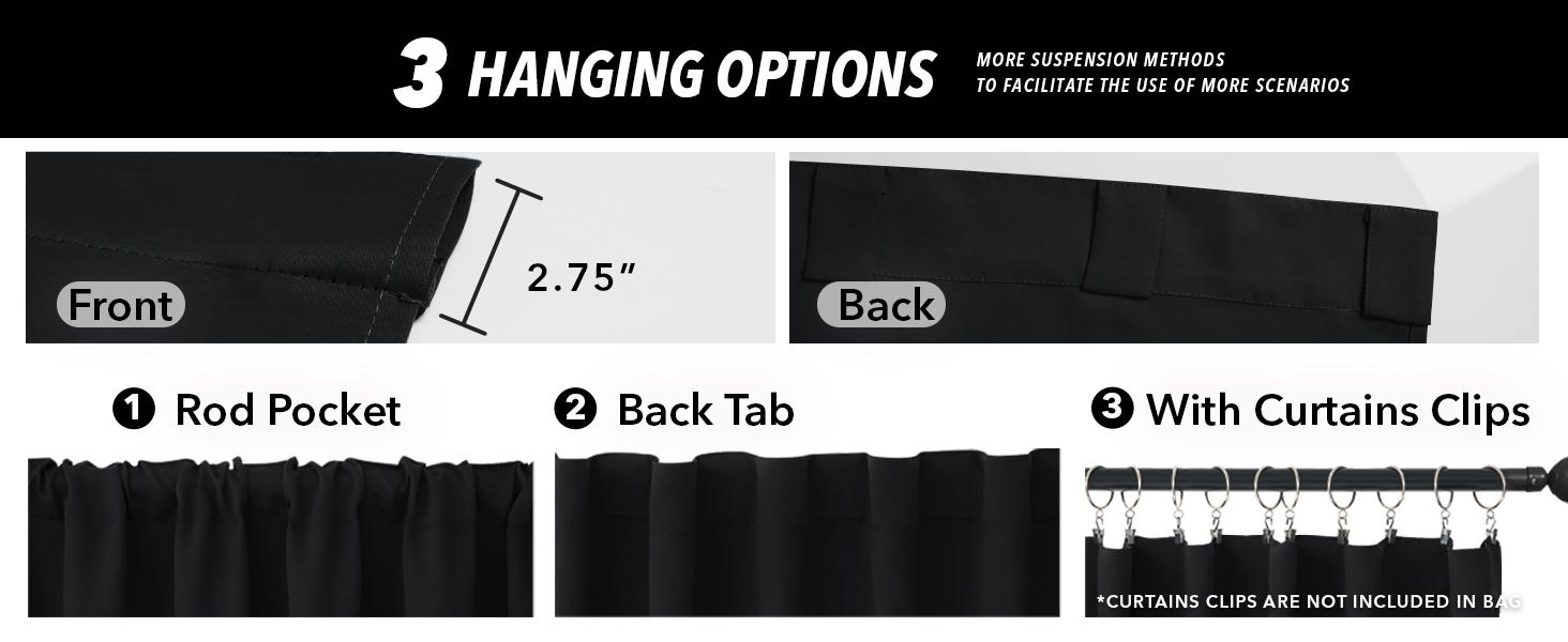 Deconovo Blackout Curtains (2 Panels, block 85%-95% of light, Single Layer with Back Tab and Rod Pocket) - Thermal Insulated, Soundproof Drapes for Living Room, Bedroom & Home Office Deconovo Blackout Curtains (2 Panels, block 85%-95% of light, Single Layer with Back Tab and Rod Pocket) - Thermal Insulated, Soundproof Drapes for Living Room, Bedroom & Home Office