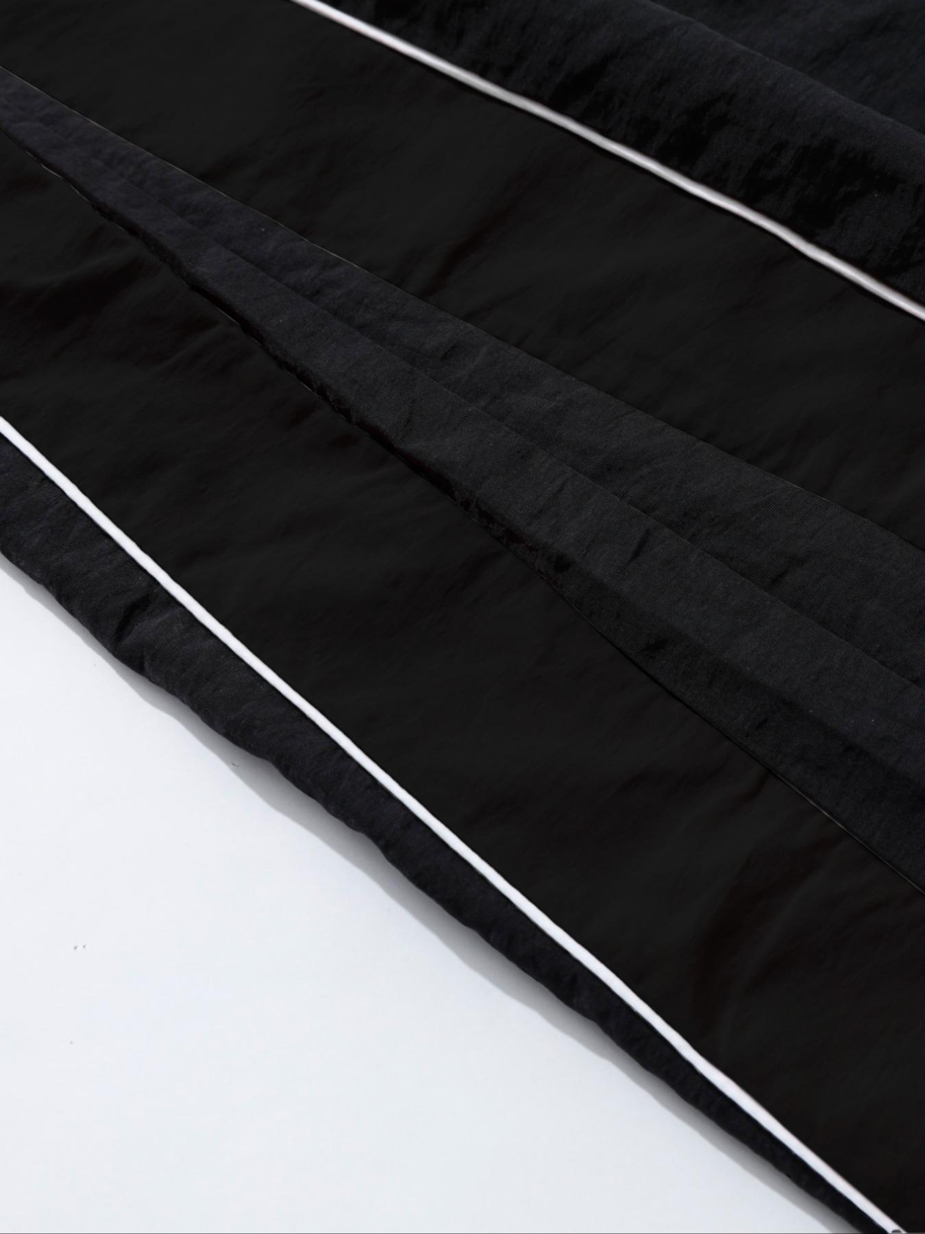 Men's Fashion Casual Sports Pants, Nylon Fabric, Lightweight Breathable, Unique Print, Waist Drawstring, Adjustable Ankle Cuffs, Breathable Athletic Bottoms