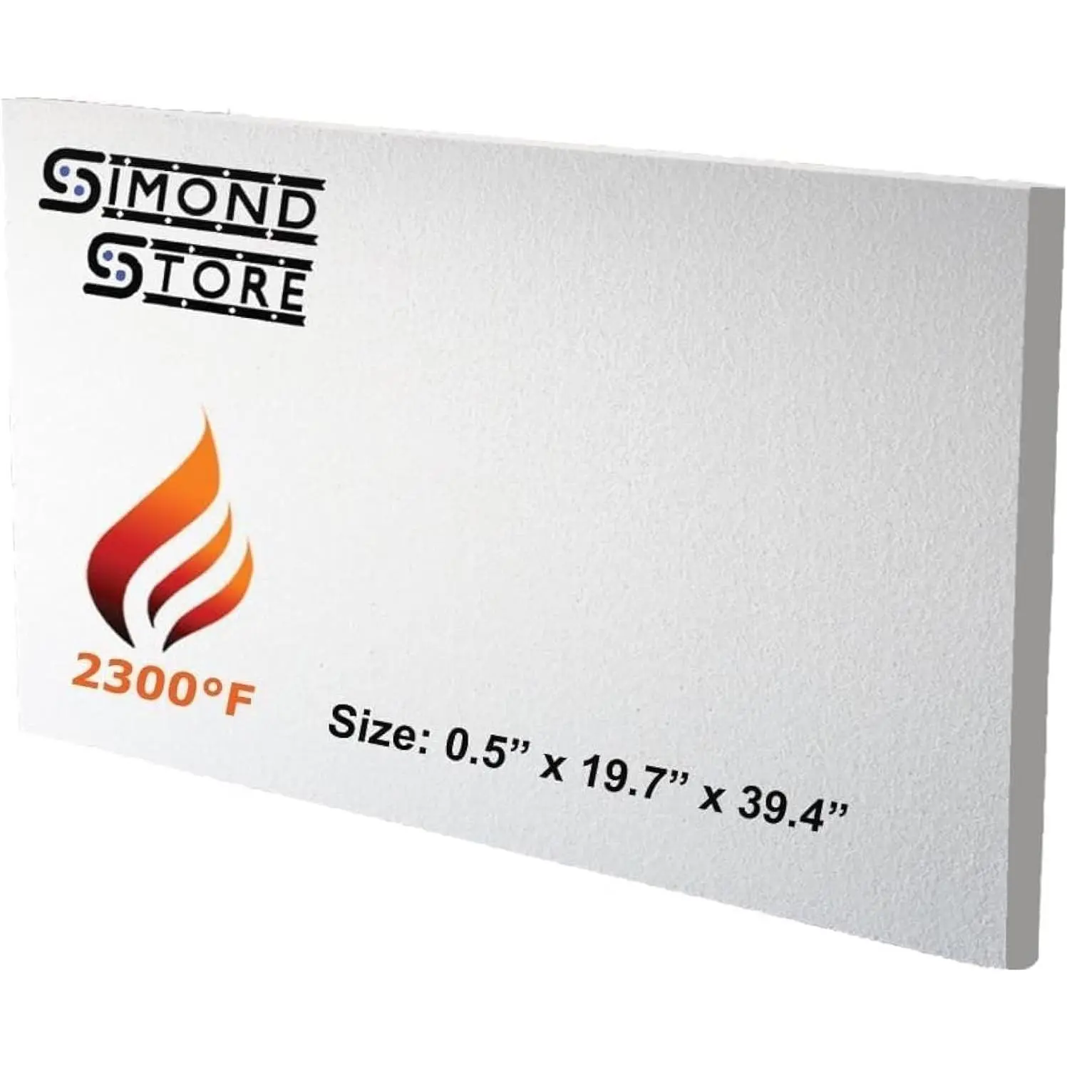 Ceramic Fiber Insulation Board - 2300F - 1/2" x 19.7" x 39.4"