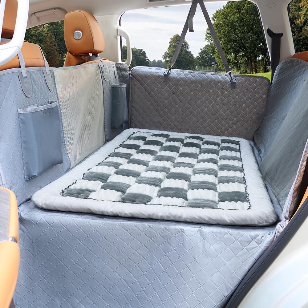 Pet Bed Mat for Car Backseat Extender Non-Slip Plaid Dog Bed Blanket for Car Back Seat Travel Pet Mat Custom Fit for Backseat Extenders and Seat Covers Pet Bed Mat for Car Backseat Extender Non-Slip Plaid Dog Bed Blanket for Car Back Seat Travel Pet Mat Custom Fit for Backseat Extenders and Seat Covers