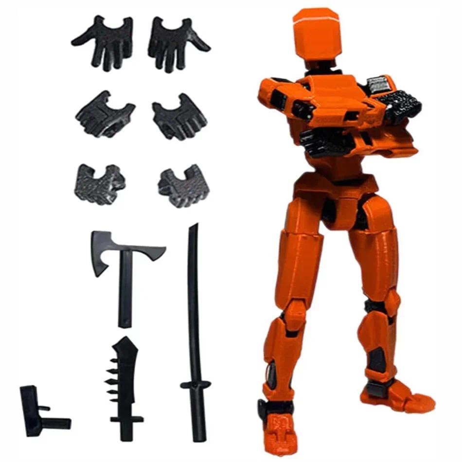 Multi-jointed movable and deformable robot 2.0, 3D printed dummy, 13 motion puppets, adult games, Articulated Figures, Action Figures Set
